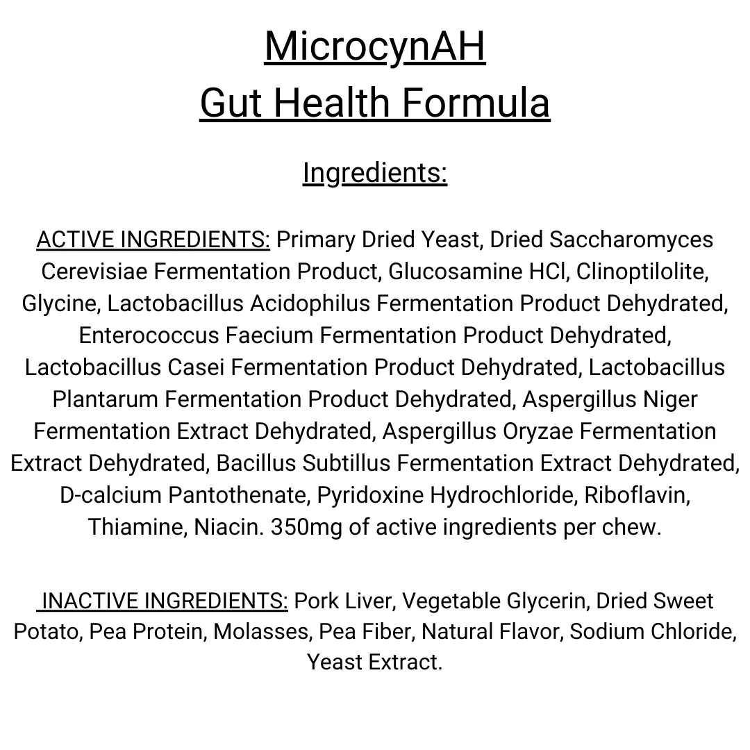 MicrocynAH - Gut Health Formula Soft Chews for Dogs