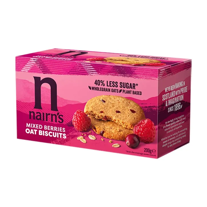 Nairn's Mixed Berries Oat Biscuits 200g