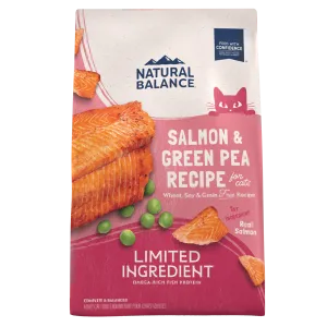 Natural Balance Limited Ingredient Grain Free Salmon & Green Pea Recipe Dry Cat Food