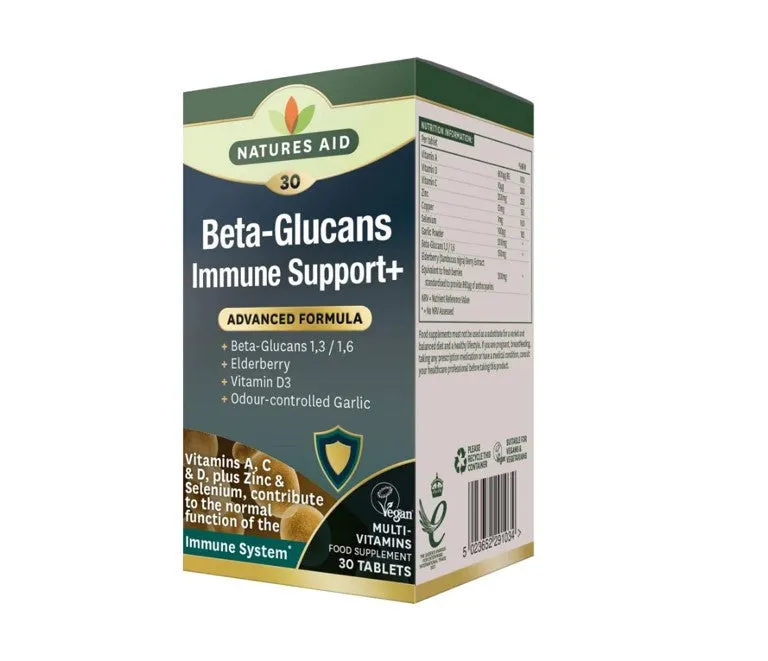 Naturals Aid Beta Glucans Immune Support  Tablet 30 Tab