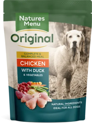 Natures Menu Pouch Original Chicken With Duck & Vegetables 8 x 300g