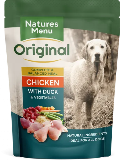 Natures Menu Pouch Original Chicken With Duck & Vegetables 8 x 300g