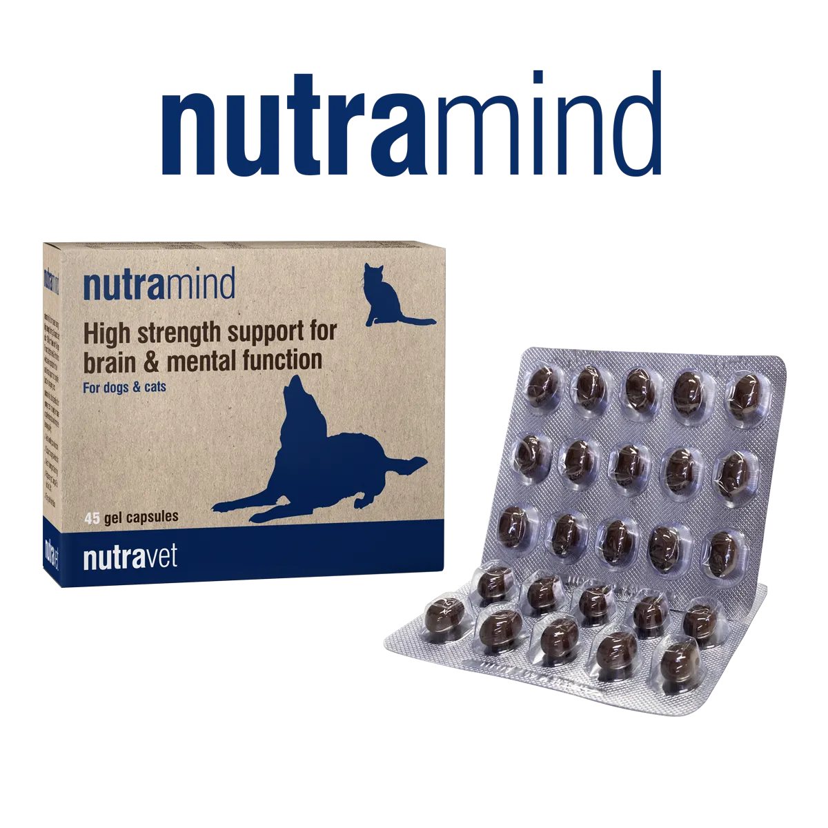 Nutramind (Brain Health Supplement for Dogs & Cats) 45 caps