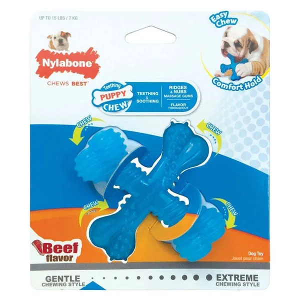 Nylabone DuraChew X Bone Beef Flavored Dog Toy