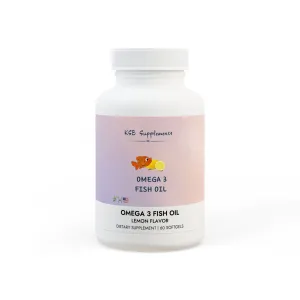 Omega 3 Fish Oil Supplement (60 Softgels)