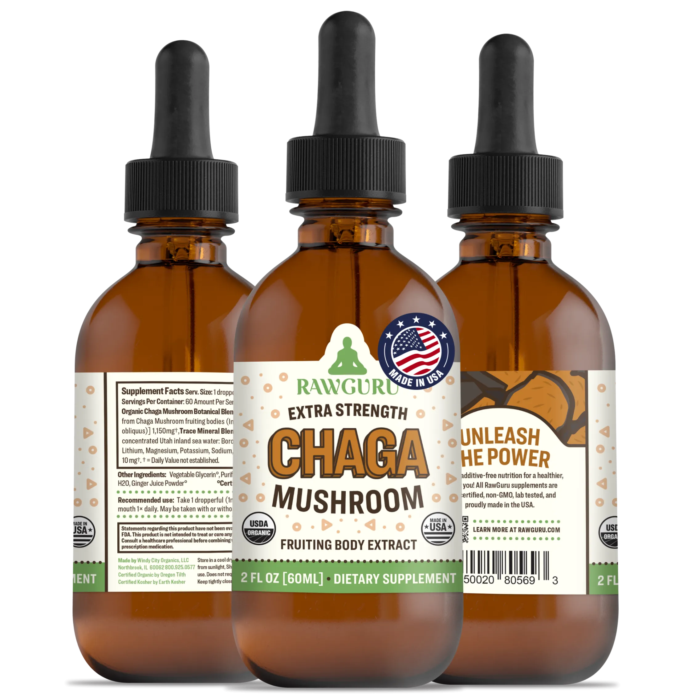 Organic Chaga Mushroom Tincture