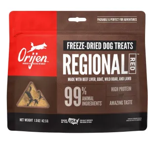 Orijen Freeze Dried Red Regional Dog Treats 1.5oz