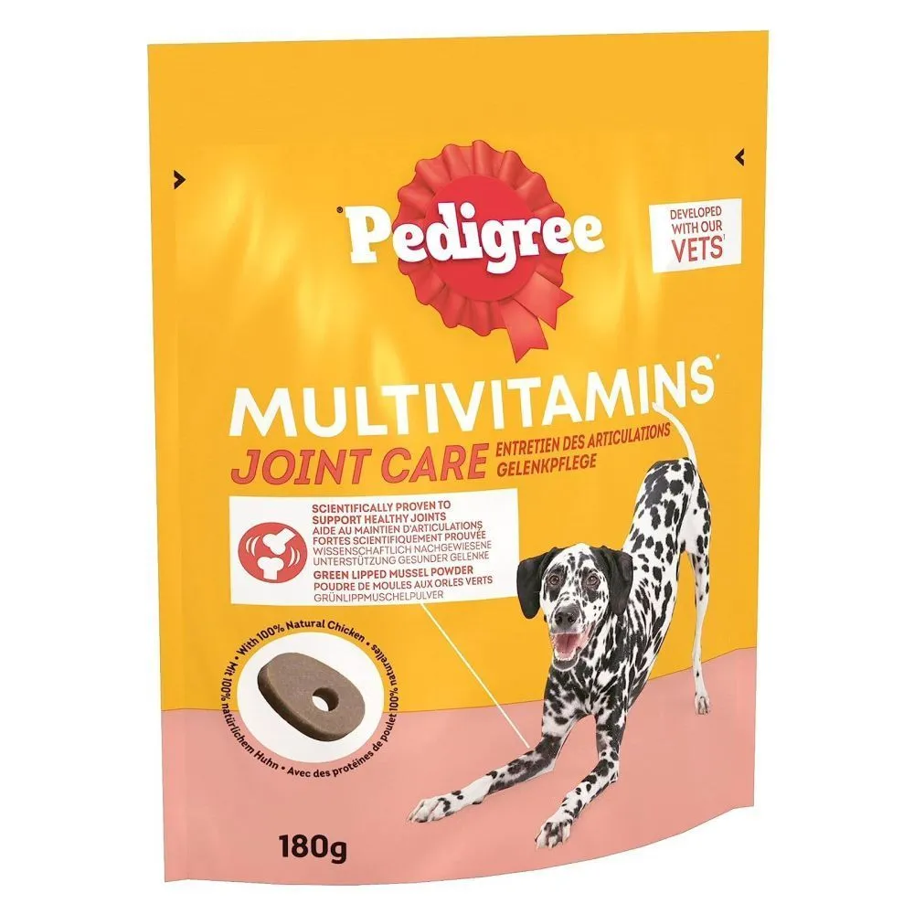 Pedigree 180g Multivitamins Joint Care 30 Soft Dog Chews