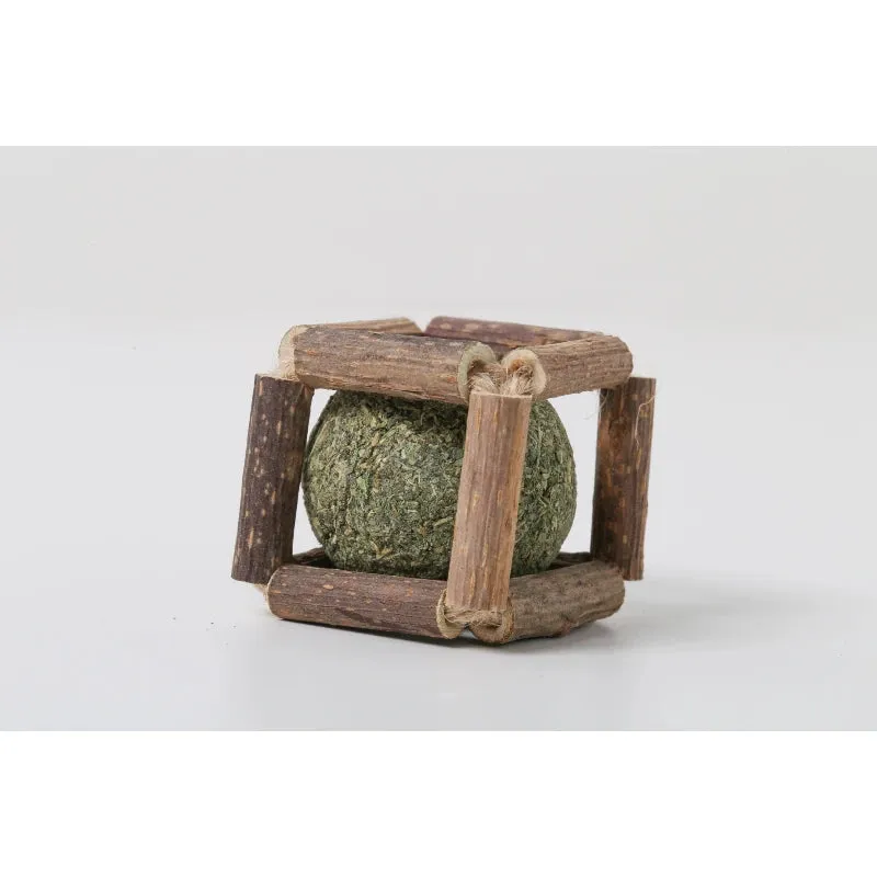 Pidan Natural Matatabi and Catnip Chew Toy – Cube & Catnip Kebab Designs