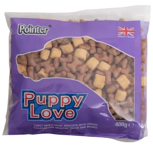 Pointer Puppy Love Biscuits 400g