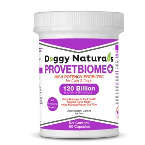 ProVetBiome Plus High Potency Probiotics for Dog & Cat 60 Capsules