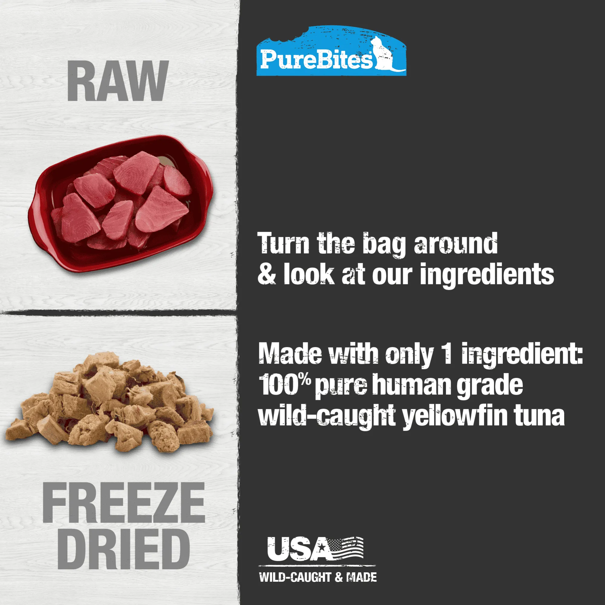 PureBites for Cats - Tuna Freeze Dried Treats