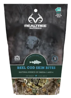 Reel Cod Skin Bites RealTree Naturals, 10 oz