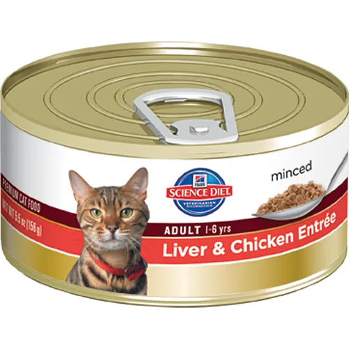 Science Diet Feline Adult Canned Food; Available in various flavours