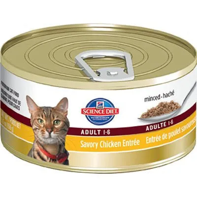 Science Diet Feline Adult Canned Food; Available in various flavours