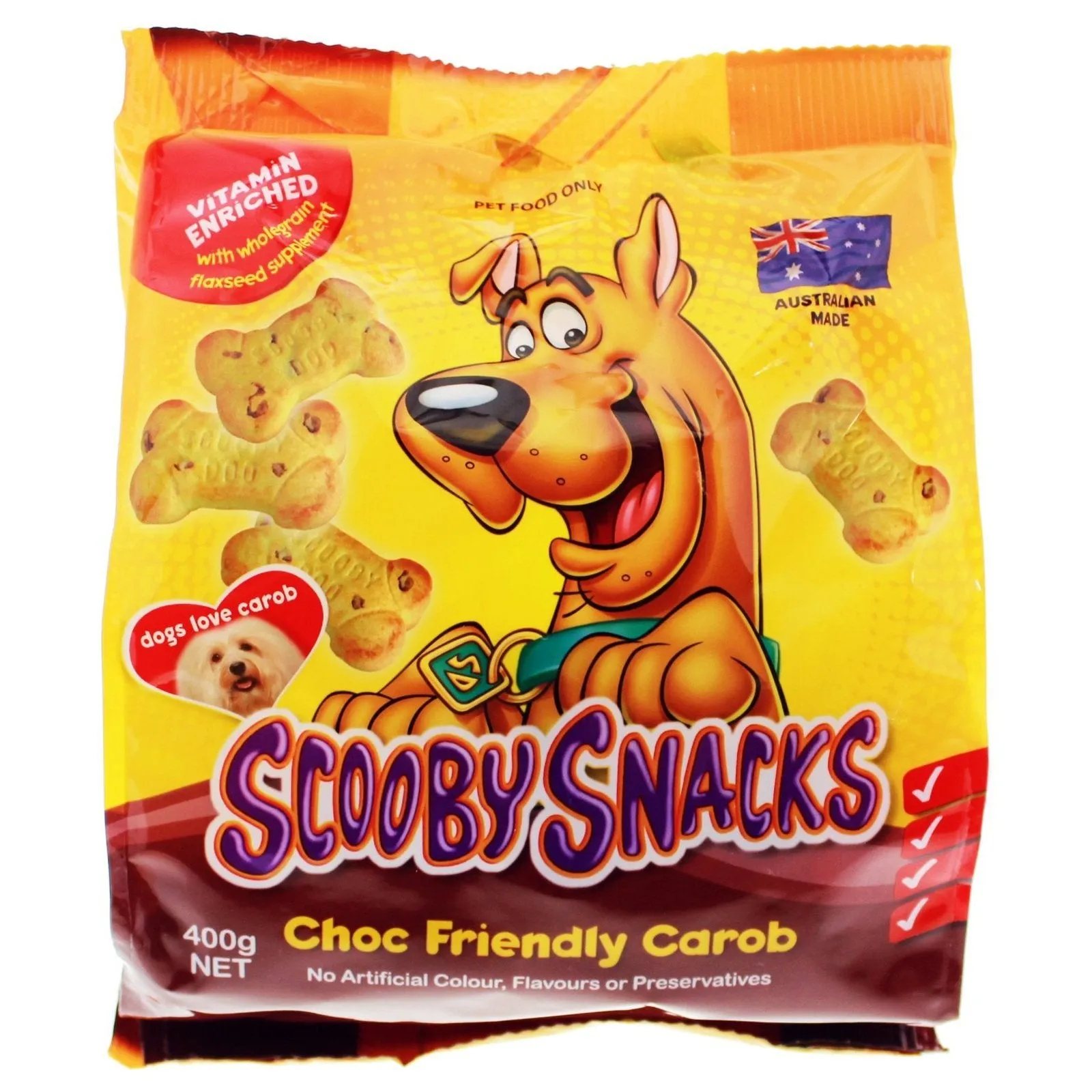 Scooby Snacks Carob Dog Biscuits 400g