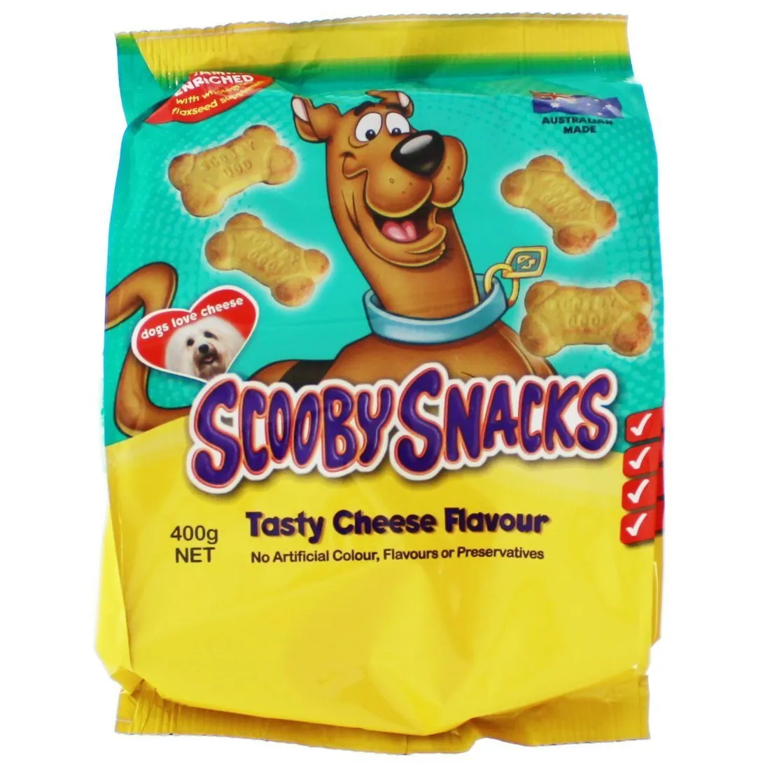 Scooby Snacks Cheese Dog Biscuits 400g