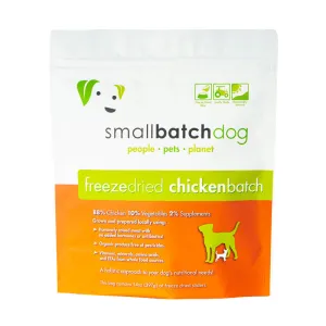 SmallBatch Chicken Sliders Freeze Dried Dog Food