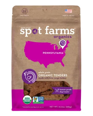 Spot Farms Organic Turkey Tender Dog Treats 10oz