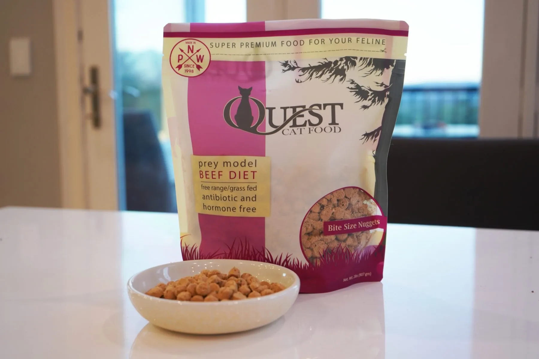 Steve's Quest Beef Nuggets 10-oz, Freeze-Dried Cat Food