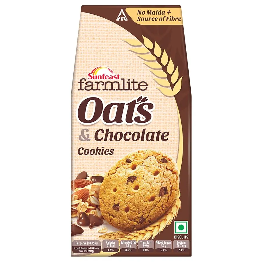 Sunfeast Farmlite Oats with Chocolate, 150g