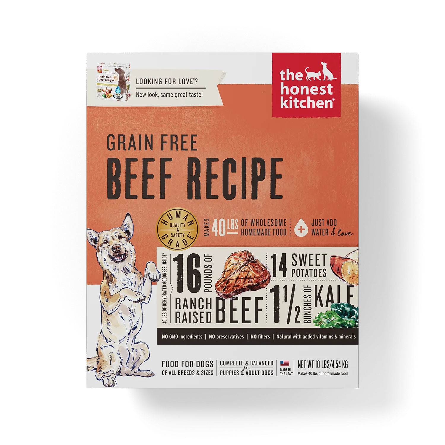 The Honest Kitchen Dehydrated Grain Free Beef