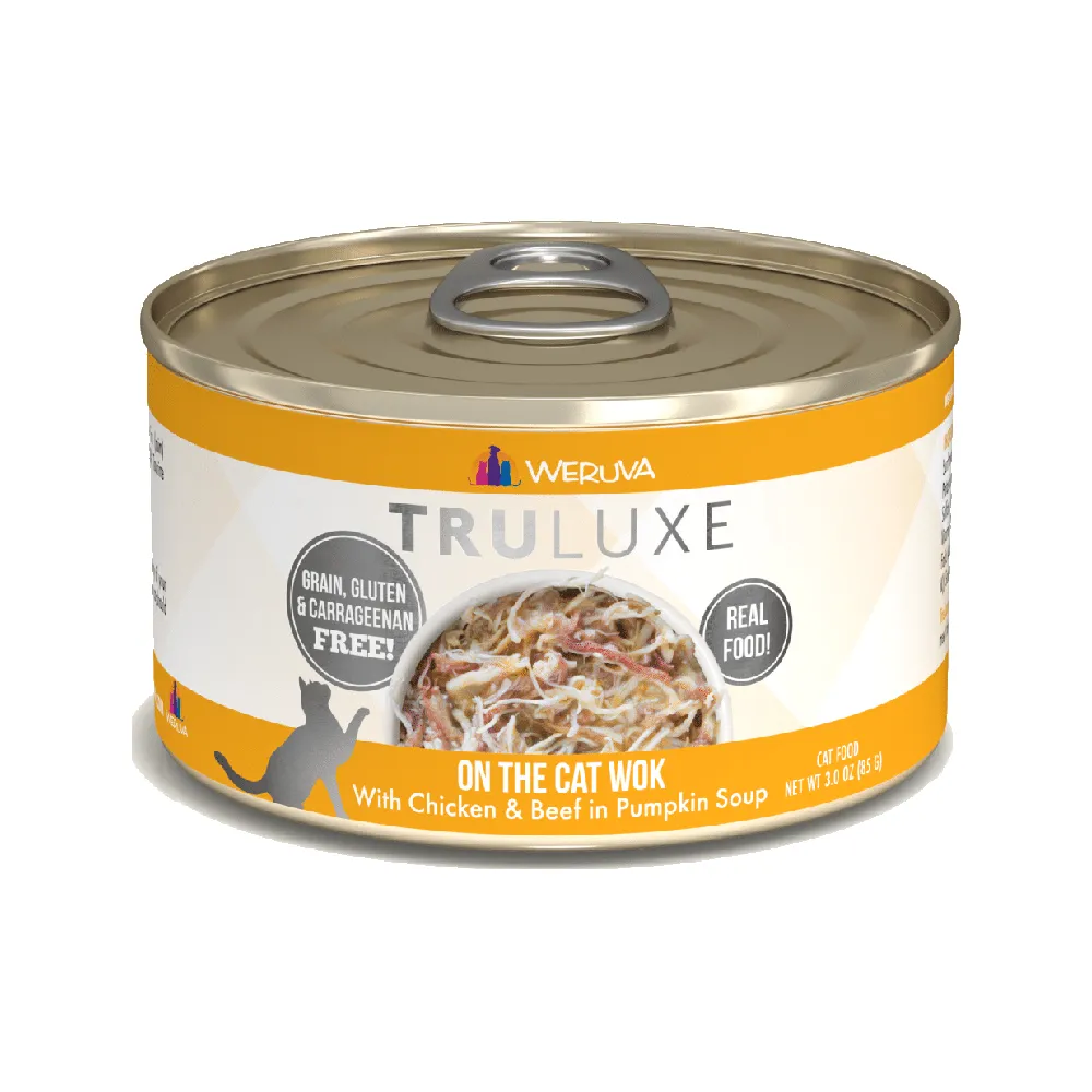 Truluxe On The Cat Wok Chicken & Beef in Pumpkin Soup Cat Can