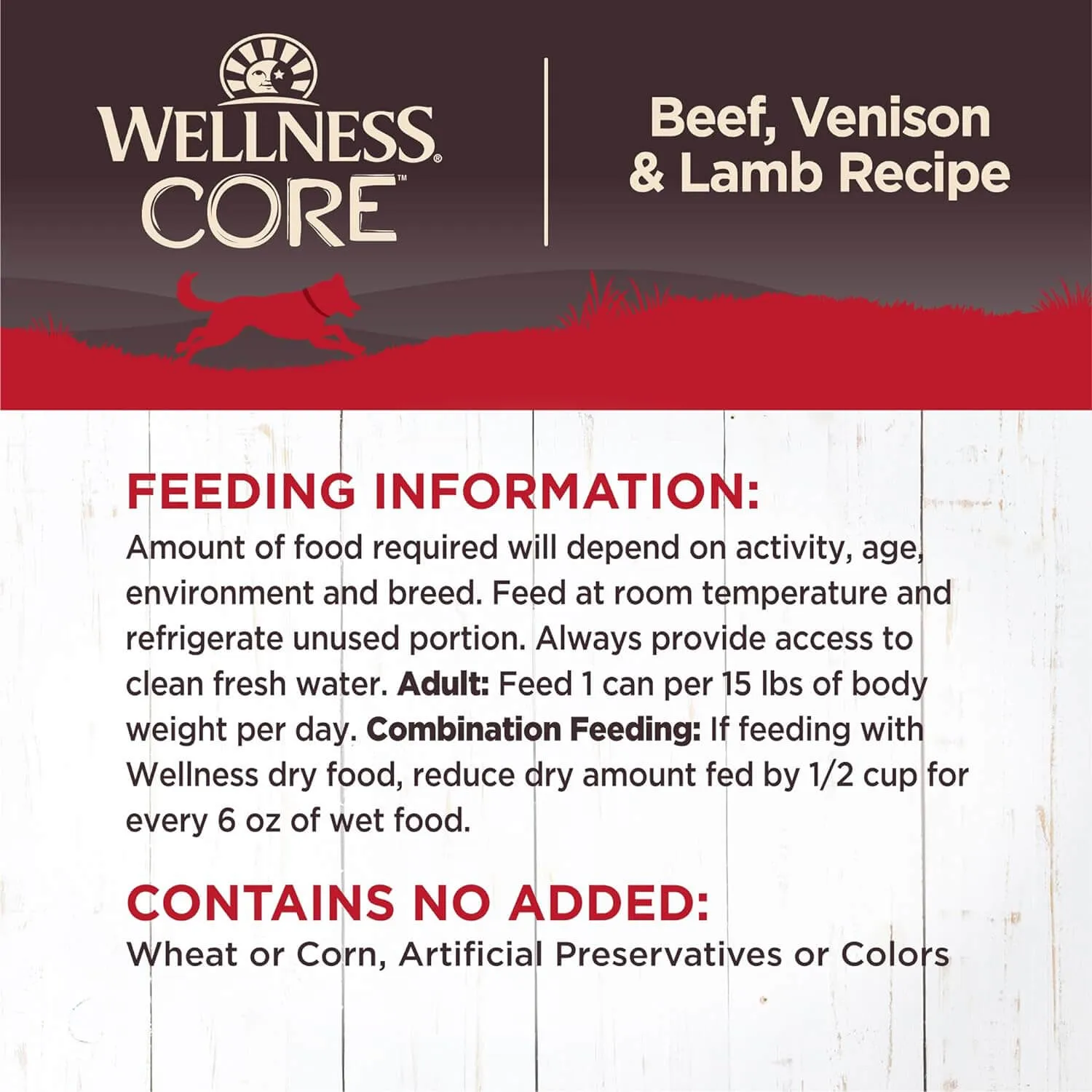 Wellness Grain-Free CORE Canned Dog Food