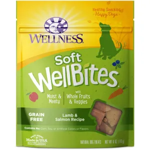 Wellness WellBites Moist & Meaty Lamb & Salmon Soft Dog Treats