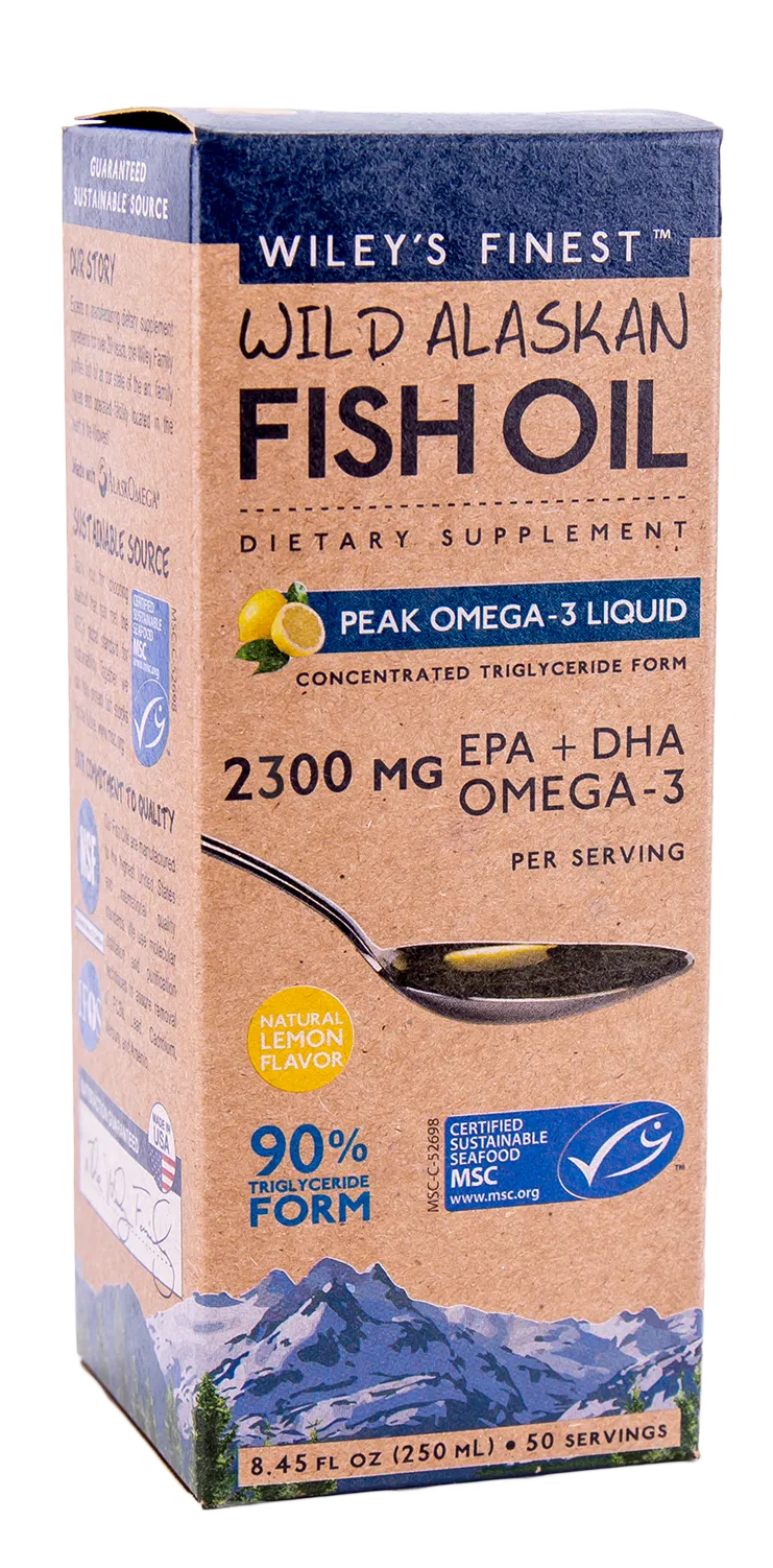 Wiley's Finest Peak Omega-3 Fish Oil