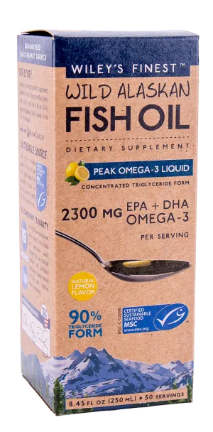 Wiley's Finest Peak Omega-3 Fish Oil