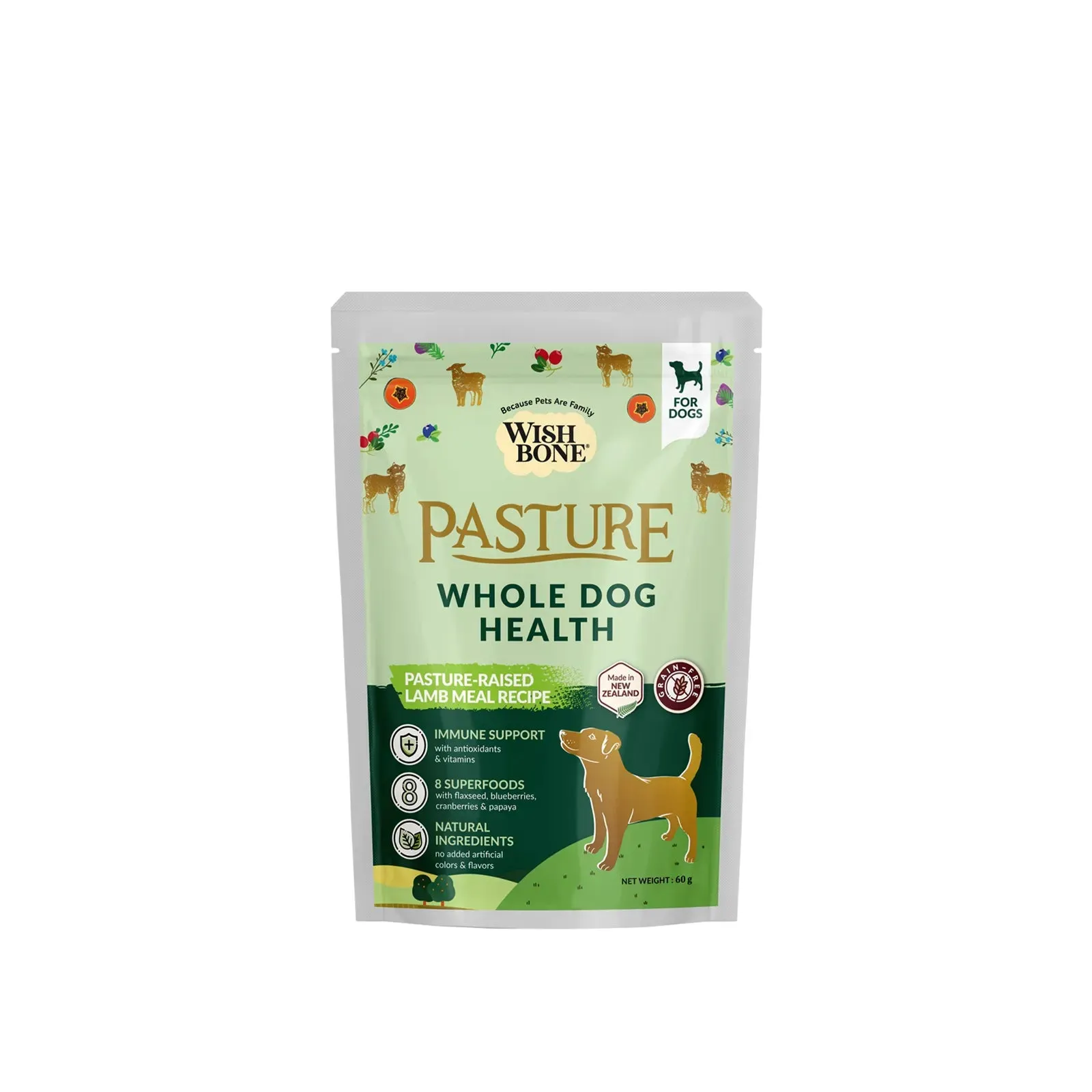 Wishbone - Pasture - New Zealand Lamb Dry Dog Food