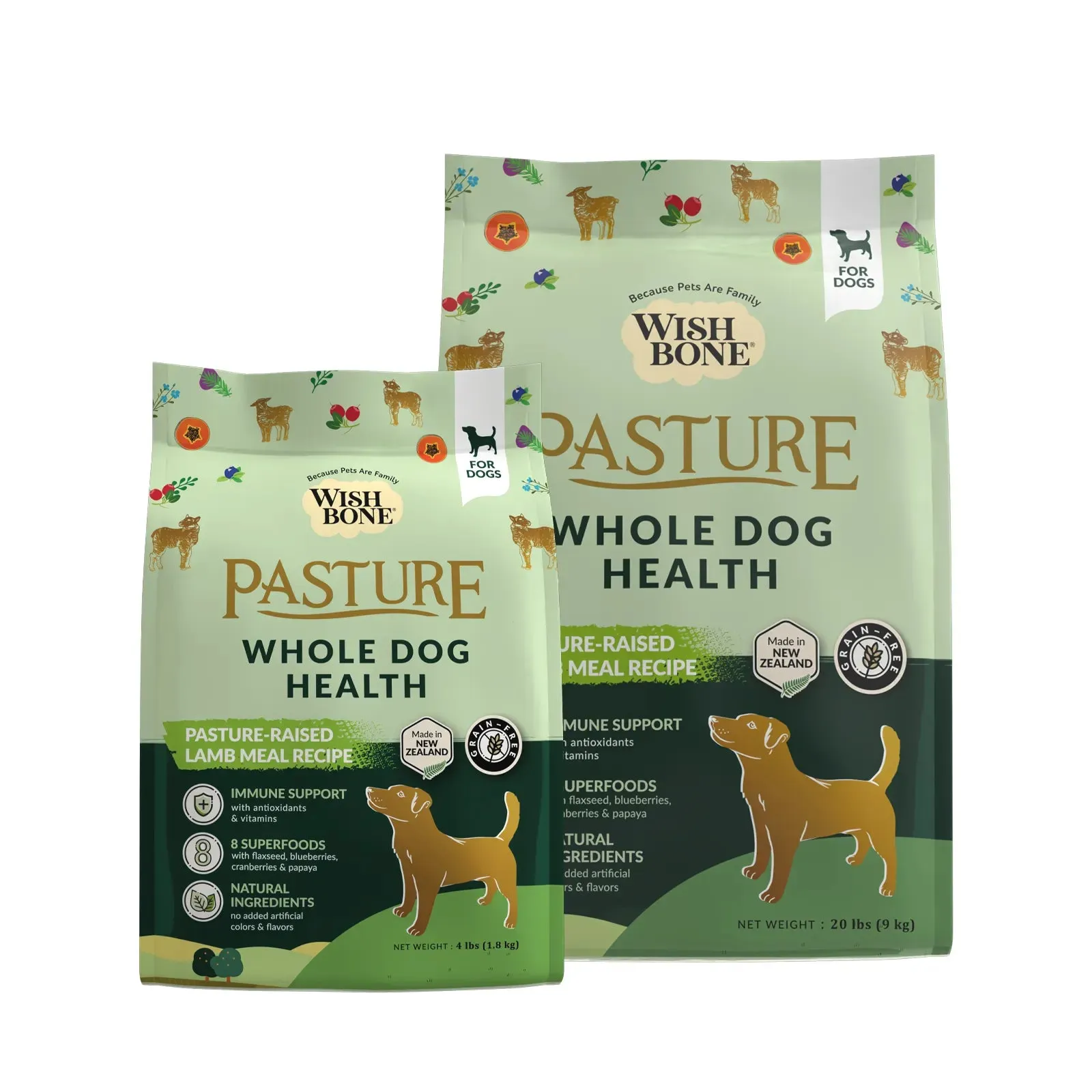 Wishbone - Pasture - New Zealand Lamb Dry Dog Food