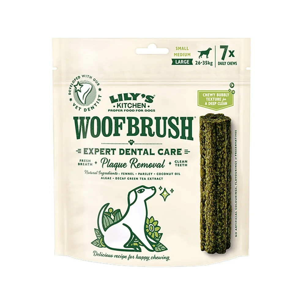 Woofbrush Dental Chew Dog Treats