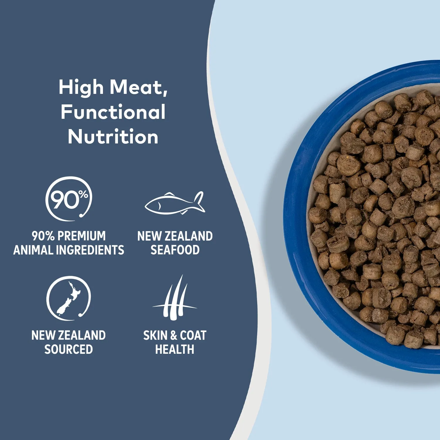 ZiwiPeak Steam & Dried Cat Food - Grass-fed Beef with Southern Blue Whiting Recipe